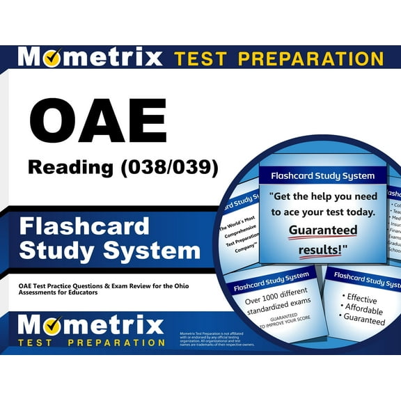 Oae Reading (038/039) Flashcard Study System : Oae Test Practice Questions & Exam Review for the Ohio Assessments for Educators (Cards)