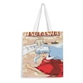 thumbnail image 1 of Inuyasha Bolso de tela con estampado de lienzo para mujer, bolsa de compras reutilizable y estética, con cremallera interior, regalo para mujer, 35 × 40 cm., 1 of 6