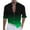 Green, variant on ohmzyzo Mens Gradient Linen Henley Shirts Long Sleeve Casual Button Down Tops Lapel Collar Outdoor Top Regular Fit Beach Summer T Shirts L