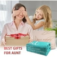 thumbnail image 3 of Aunt Gifts Blanket, Gifts for Aunt from Niece Nephew, Aunt Birthday Gifts, Auntie Gift Ideas for Mothers Day Christmas, Super Soft Flannel Throw Blanket for Aunt, 3 of 7