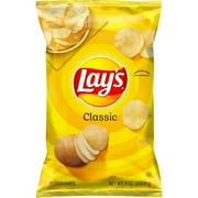 Lay's Classic Potato Chips, 8 oz, Plastic Bag-2Pack