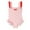 Z03 Pink, variant on Gubotare Swimsuit for Girls One Piece Girls Swimsuit One Piece Halter Bathing Suit Colorful Print Kids Summer Beach Swimwear Size 4T (Red,4 Years)