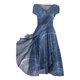 thumbnail image 2 of WILLBEST Vestidos de Lino para Mujer Vestido de Mujer Vestido Casual de Moda de Punto con Retazos Vestido de Mujer Extra Grande, 2 of 3