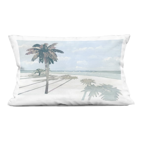 Stupell Industries Ocean Dream Palm Tree Decorative Printed Throw Pillow design by Errico & Slyp, 14 x 7 x 20