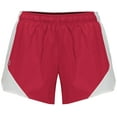 thumbnail image 2 of Holloway L Ladies Olympus Shorts Scarlet/White 229389, 2 of 5