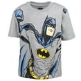 thumbnail image 2 of DC Comics Justice League Batman Toddler Boys T-Shirt and French TerryShorts Outfit Set Toddler to Big Kid, 2 of 5