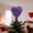 Purple, variant on Uuiauoio Valentine Day Tree Topper | Rose Design Ornaments | Valentine Theme Heart Tree Topper - for Wedding, Birthday, Holiday, Party, Wall, Home, Front Door Decor