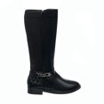 thumbnail image 2 of Bota Tropicanca Niña Moda Casual Cómoda Tipo Piel Negro Tubo Alto Suela Ligera 005A4N negro 18 Tropicana 005A4N, 2 of 7