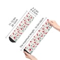 thumbnail image 4 of Fuzoiu Vintage Christmas Reindeer Print Adult Socks, Crew Moisture-wicking Socks, Unisex Cushion Crew Socks,Casual Sports Ankle Socks, 4 of 7