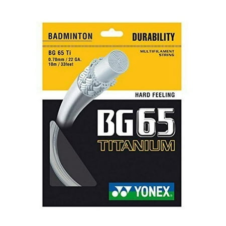 Yonex BG-65 Ti Pink Badminton String (Best Yonex Badminton String)
