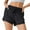 Black, variant on ZZwxWA Women's Athletic Shorts Drawstring High Waisted Running Shorts Sporty Gym Elastic Workout Shorts with Pockets