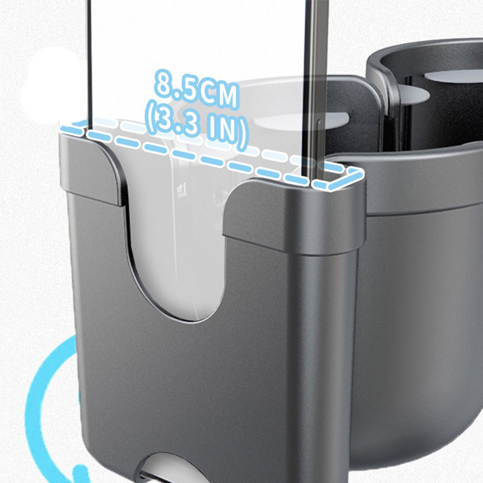 Double Cup Holder with Cellphone Holder Water Bottle Organiser for Wheelchair Walker Drink Beverage Holder
