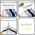 thumbnail image 4 of TRIANU Magic Clothes Hangers Smart Closet Saver Pack of 12 – Heavy-Duty Chrome Steel, Space Saving Wonder Hanger Wardrobe Organizer System for Wrinkle-Free Organization, 4 of 7