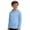 Blue, variant on AJGRHE Boys Summer Sun Hoodie Long Sleeve Outdoor Sports Casual Top Lightweight Breathable Jacket for Kids 8-9 Years Grey