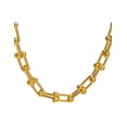 thumbnail image 2 of Collar de oro laminado en forma de U, 2 of 8