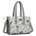 thumbnail image 2 of Teacher Tote Bag,Dinosaurs Jurassic Text Pattern Teacher Utility Tote Bag,Large Work Tote Bags for Women with Multiple Pockets,Top Zipper Closure,13.8x10.6x6.7 Inch, 2 of 5