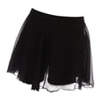 thumbnail image 2 of Vestido de patinaje Cola Ropa de baile Pantalones cortos de doble capa Mujeres deportivas XS, 2 of 8