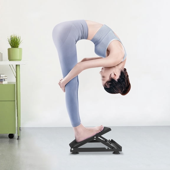 ToppiJoy 5 Gears Angle Adjustable Calf Stretching Board, Calf Stretcher Balance Boards Rehabilitation Exercises Stretcher with EVA Non-Slip Surface for Gyms, Physical Therapy Rooms