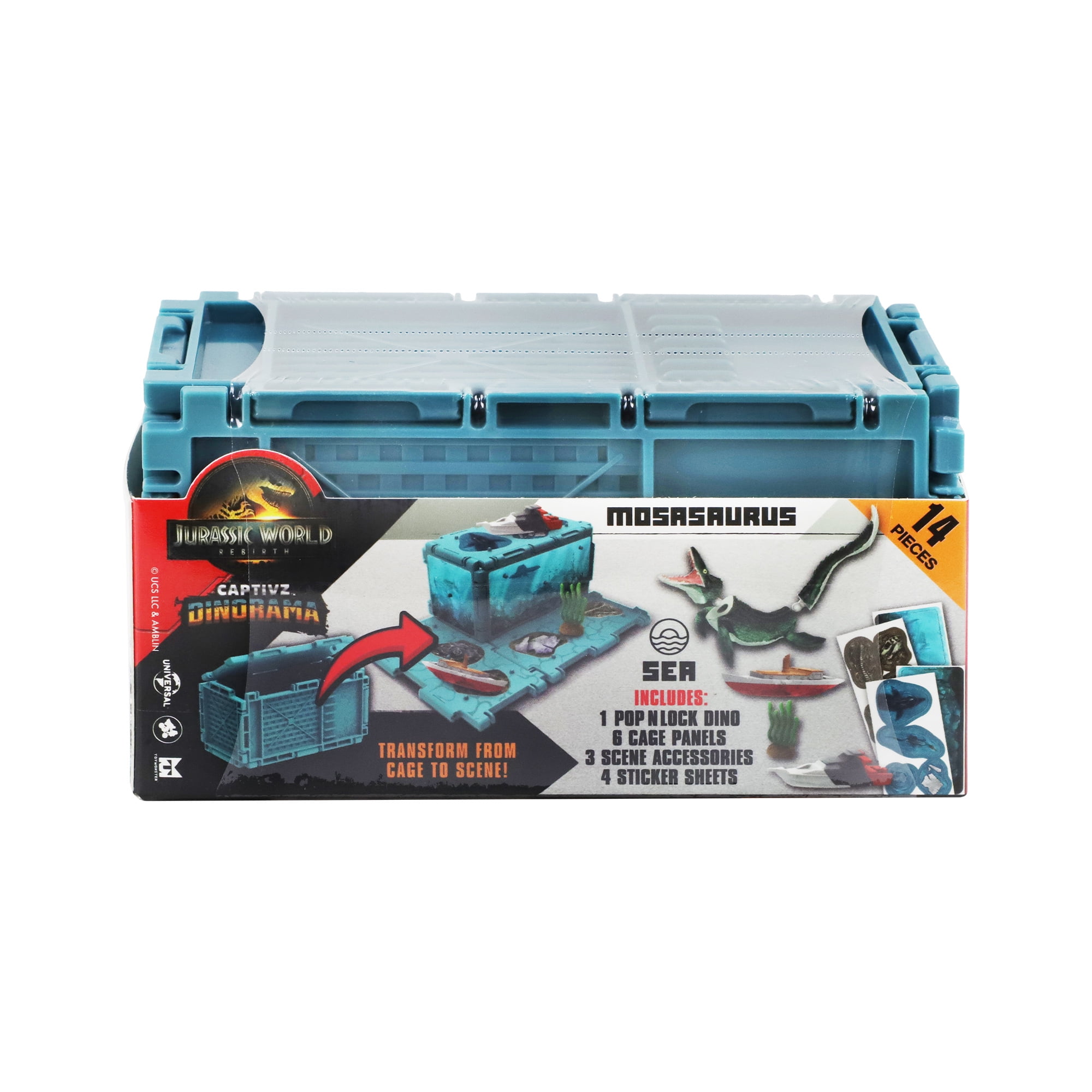 チュラサン1,2,3セット Jurassic World Rebirth Captivz Dinorama Sea Dinosaur Action Figure