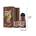 thumbnail image 3 of Hauiodp Hairliness Contouring Eyebrow Powder Stick Eyebrow Pencil Filling Hairliness Powder Forehead Antis Sweat Eyebrow Powder, 3 of 3