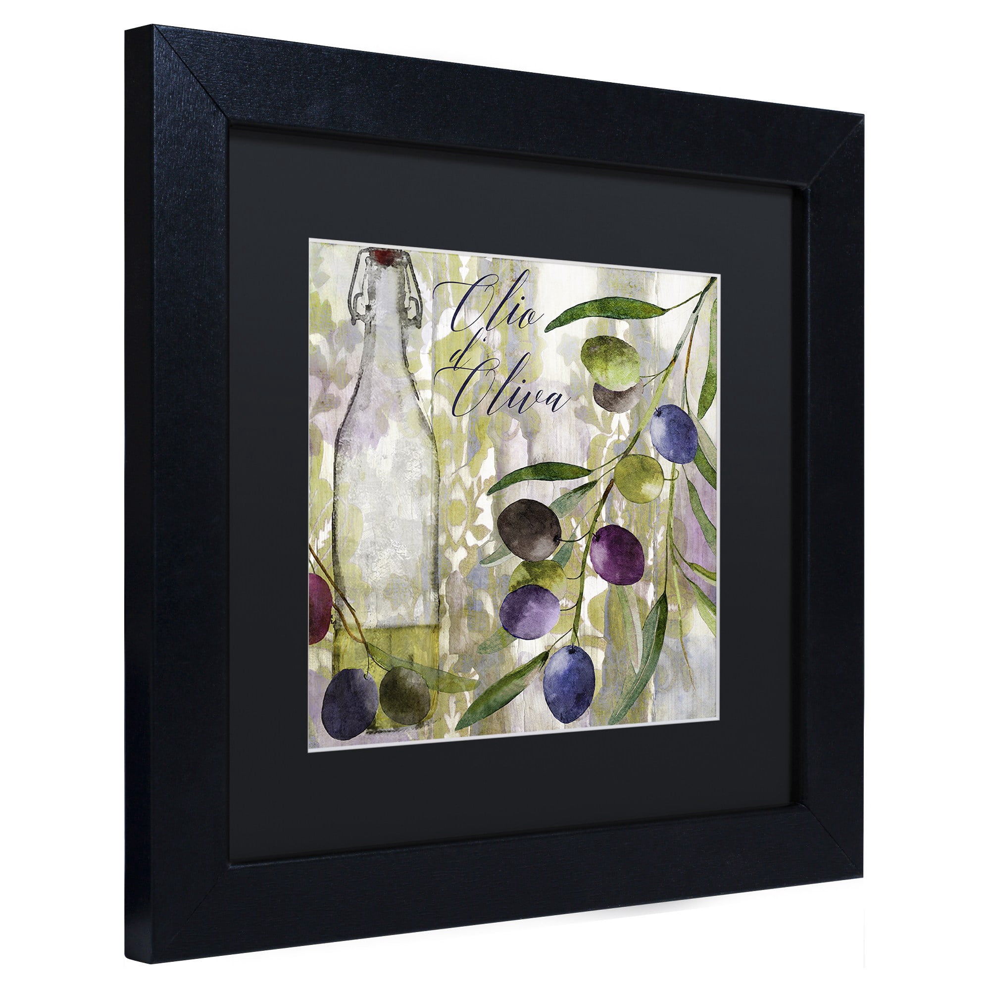 Trademark Fine Art "Colors Of Tuscany I" Canvas Art by Color Bakery, Black Matte, Black Frame