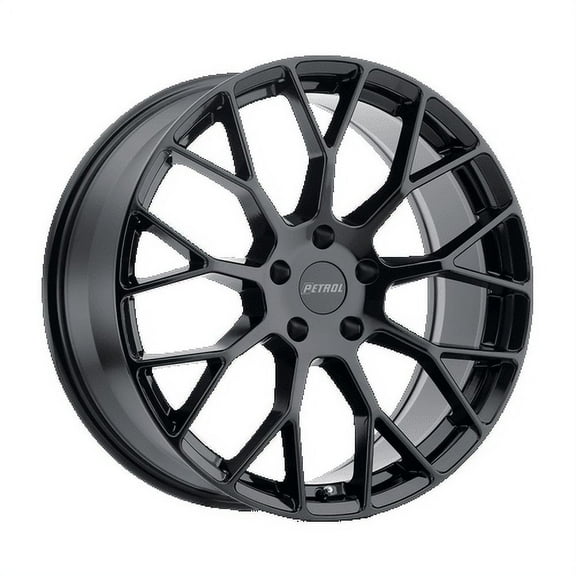 Petrol Aluminum Rim P2B 18X8in Gloss Black Finish, 1880P2B325112B72