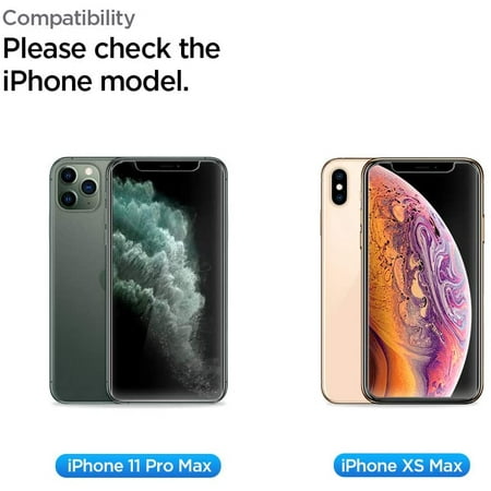 Spigen Tempered Glass Screen Protector Designed For Iphone 11 Pro Max Iphone Xs Max 6 5 Inch Case Friendly 2 Pack Walmart Canada
