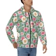 thumbnail image 4 of Zip Up Hoodies for Men - Rose Flowers Temg Long Sleeve Comfrt Men'S Fashion Hoodies & Sweatshirts, Jackets for Men Hoodies Pullover Clothing Clothes with Pouch, 4 of 5