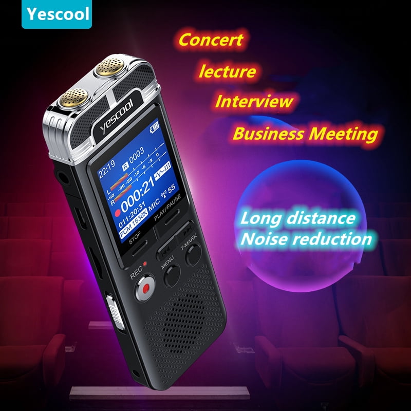 Yescool A90 8GB Class Meeting Daily Life Audio Digital voice recorder Portable Metal Sound Voice-activated Record Dictaphone