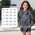 thumbnail image 7 of Psesaysky Girls Sweatshirt Long Sleeve Hoodie Dress Pullover Sweater Oversized Dachshund Golf Cart Print Clothes Kids Outfits Tops with Pocket for 9-10 Years, 7 of 7