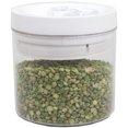 thumbnail image 1 of Home Basics Twist N’ Lock Round Food Storage Canister, Clear, .9 Liters, 1 of 1
