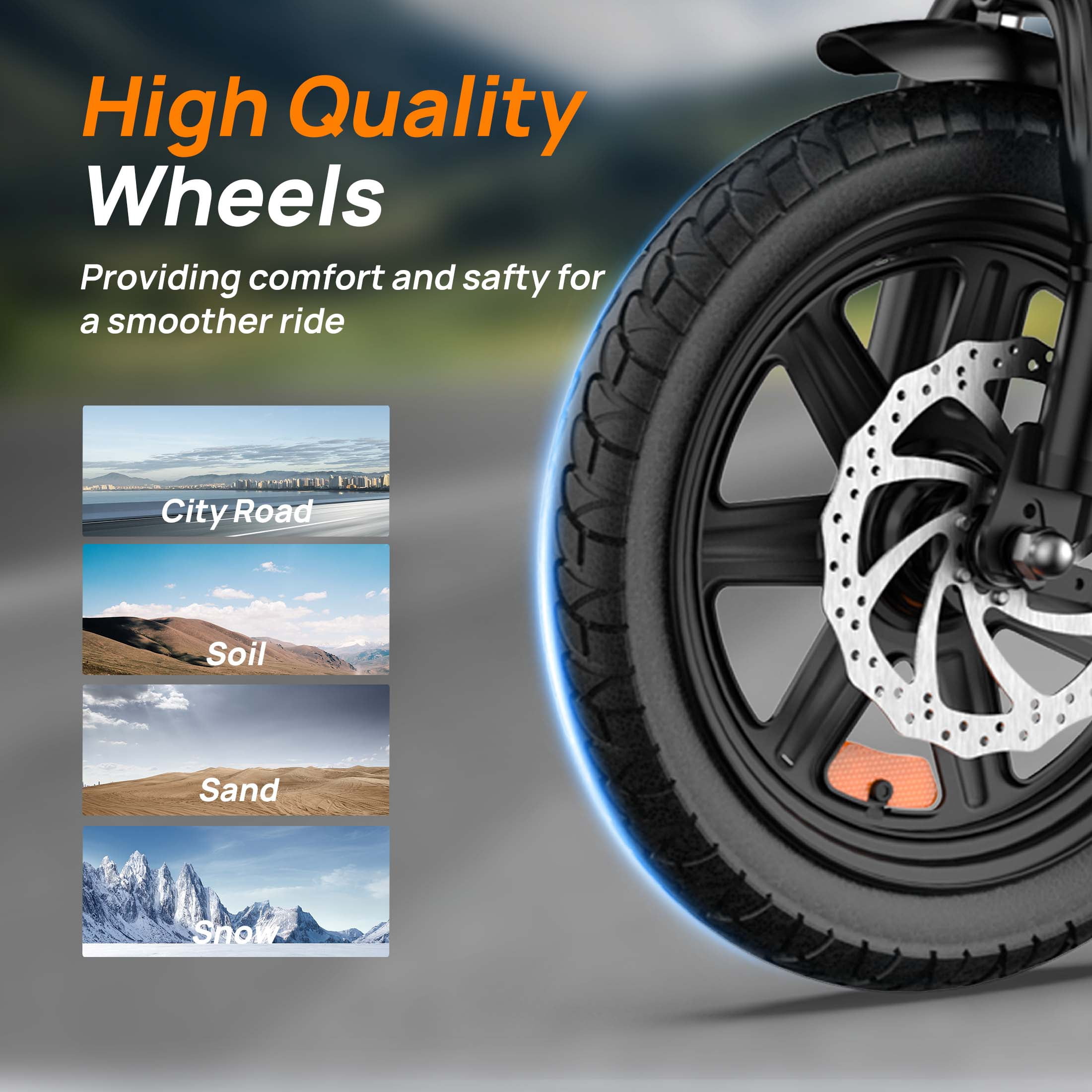 URLIFE Folding Electric Bike for Adults, 14" Portable Commuter Ebikes, 20-40 Mile Long Range, 500W Peak Motor, 20MPH,48V 7.5Ah Removable 48V Battery, UL2849 Mini Bike