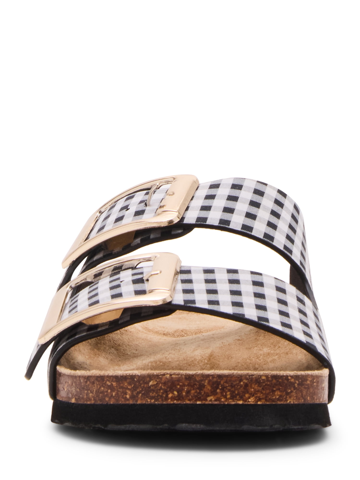 Madden Girl Women's Bodiee Two Strap Footbed Sandals