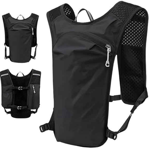 Running Vest Hydration Backpack for Men Women, 5L Lightweight Running Backpack Hydration Pack for Marathon, Trail, Cycling, Hiking, Jogging