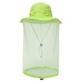 thumbnail image 2 of Ludlz Mosquito Head Net Hat, Wide Brim Sun Hat with Mosquito Head Net for Outdoor Fishing Hunting Camping,Men Women Cap Away from Insect and Bug, 2 of 7