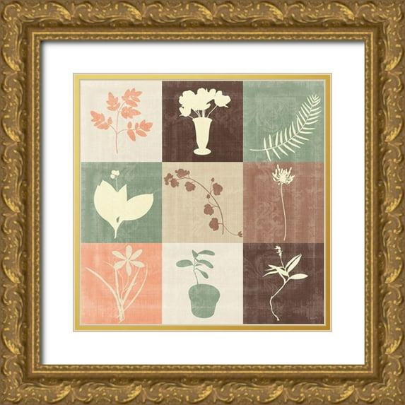 Sophie 6 26x26 Gold Ornate Wood Framed with Double Matting Museum Art Print Titled - Flowerama