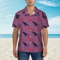 thumbnail image 4 of Daiia Leopard Print Hawaiian Shirt for Men Gentle Cotton Regular Short Sleeve Casual-3X-Large, 4 of 9