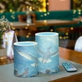 thumbnail image 6 of BZSMCE Flameless Candles LED Lights Seagull Flying on Sky Painting Creativity Battery Candles, 6 of 7