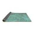 thumbnail image 2 of Ahgly Company Indoor Rectangle Persian Turquoise Blue Bohemian Area Rugs, 8' x 12', 2 of 4