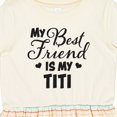 thumbnail image 4 of Inktastic My Best Friend is My Titi with Hearts Girls Toddler Dress, 4 of 5