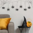 thumbnail image 4 of Contemporary Animal Theme Wall Stickers - Semi-Matte PVC Spider & Web Decals, Self-Adhesive & Detachable Horror Spider Decoration for Halloween, Plastic Surface-Compatible, Rectangle Shape, 4 of 5
