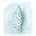 thumbnail image 2 of Meagher, Megan 12x14 Gold Ornate Wood Framed with Double Matting Museum Art Print Titled - Coastal Shell Schematic IV, 2 of 4