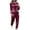 Wine., variant on Women Two Piece Sets,Fall Clothes Set Agkizg Womens 2 Piece Sets Solid Color Velvet Long Sleeve Crew Neck Top and Pants with Pockets Matching Tracksuit Set