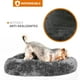 thumbnail image 5 of Cama para Perros Cama para Mascotas Antiestres Redonda Esponjosa Cómoda Afelpada (Medium, LIGHT GRAY), 5 of 8