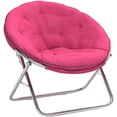 thumbnail image 1 of Urban Shop Microsuede Sacuer Chair, Adult, Pink, 1 of 2