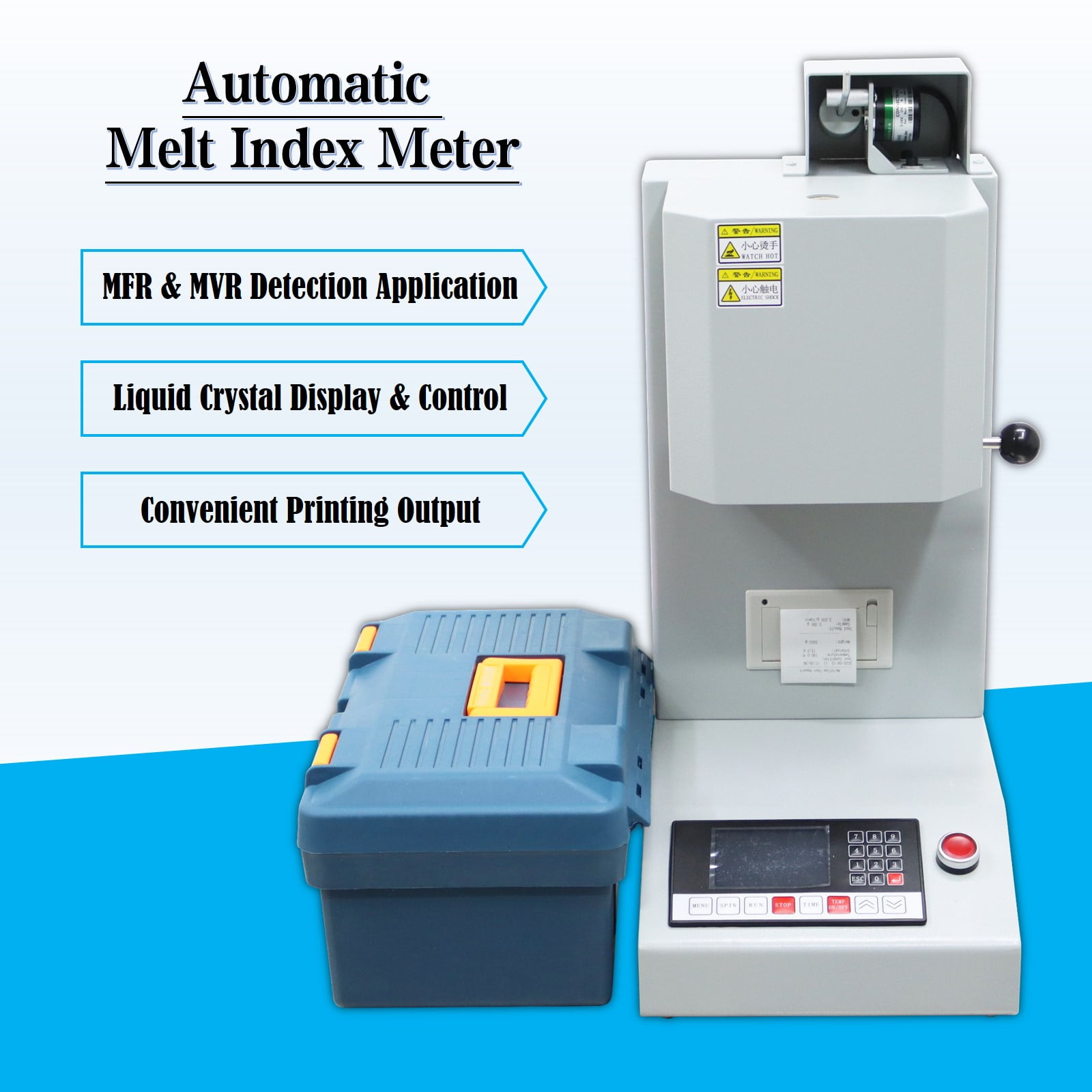 Automatic Melt Index Instrument Melting Flow Index Testing Machine MFR Test Machine