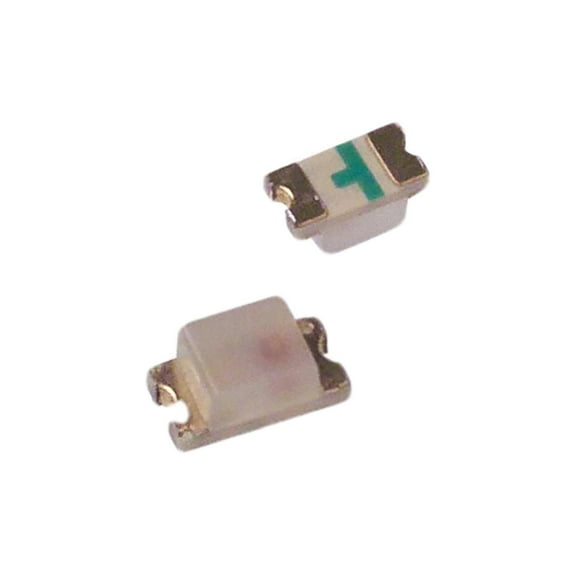 Pack of 16 HSMQ-C190 Standard LED Green Diffused Chip SMD :RoHS, Cut Tape