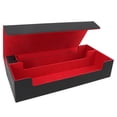 thumbnail image 1 of Caja de Almacenamiento de Tarjetas, Estuche de Cuero Pu de Gran Capacidad Con Cierre, 1 of 7