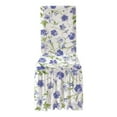 thumbnail image 7 of Chair Covers for Dining Room With Skirt's, Stretch Chair Protector Slipcovers,Flower Print Stool Cover High Elasticity All-Over Chair Cover, 7 of 7