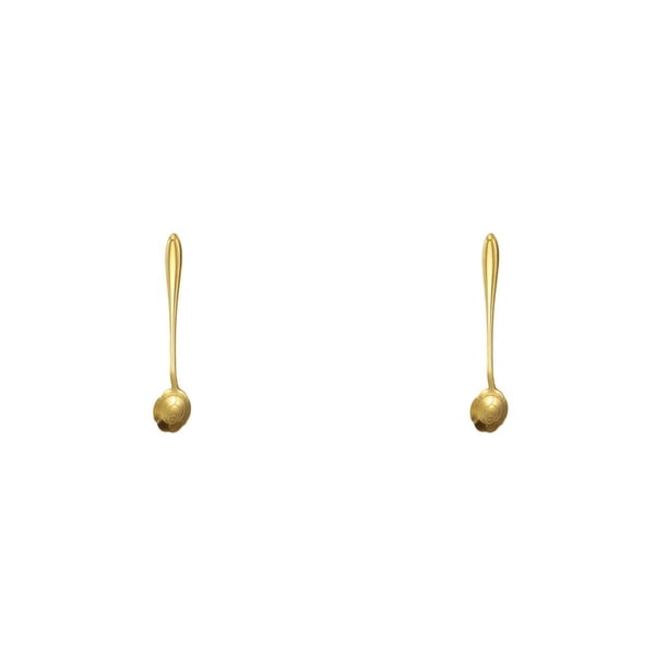 Billuyoard Cuchara agitadora con asa, cucharas para palitos de vino, Bar, Club, mezclador, agitador, accesorio para bebidas, club nocturno, rosa Pantalón Corto Rosa Dorada 2piezas